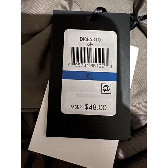 DKNY Olive Green Solid Hipster Bikini Swim Bottoms Extra Large NWT - Picture 8 of 8